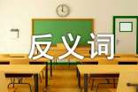 《反义词》大班教案