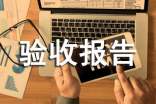 验收报告范文